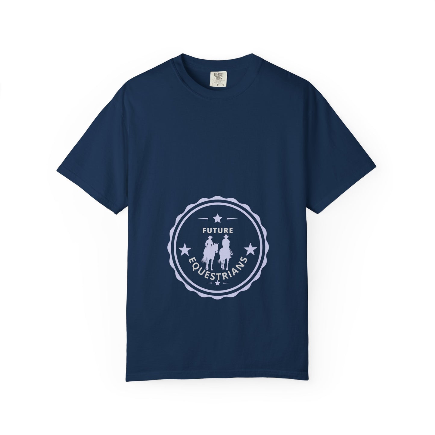 Comfort Colors "Future Equestrian" T-Shirt — Western Twins Maternity Horse Riding Gift