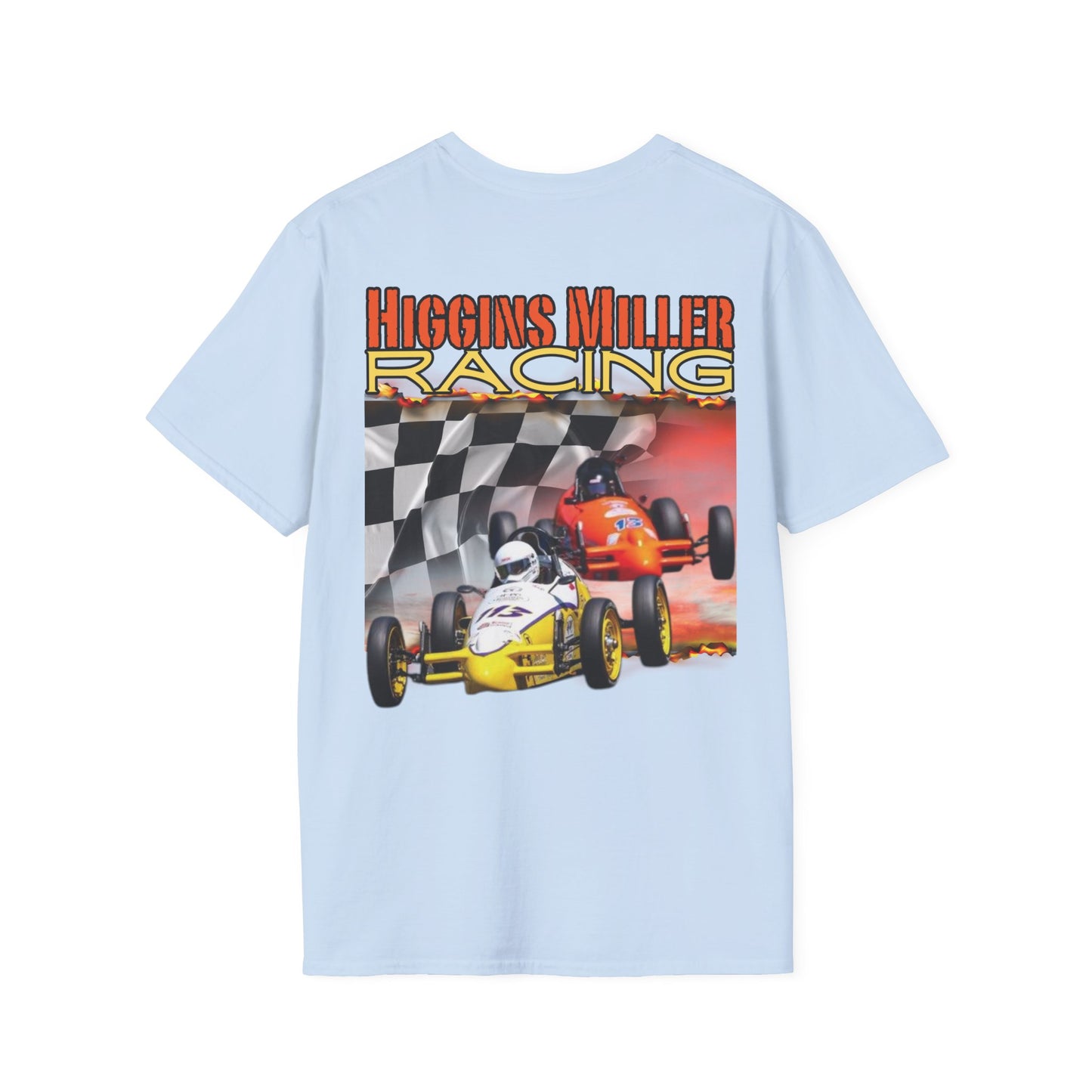 High Res Higgins Miller Custom Racing T-Shirt for Enthusiasts, Perfect Gift for Car Lovers, Unisex Racer Tee, Motorsports Apparel, Casual Wear