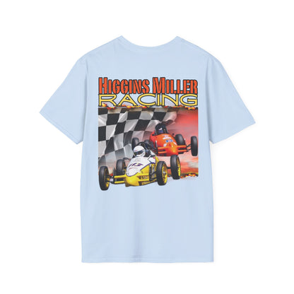 High Res Higgins Miller Custom Racing T-Shirt for Enthusiasts, Perfect Gift for Car Lovers, Unisex Racer Tee, Motorsports Apparel, Casual Wear