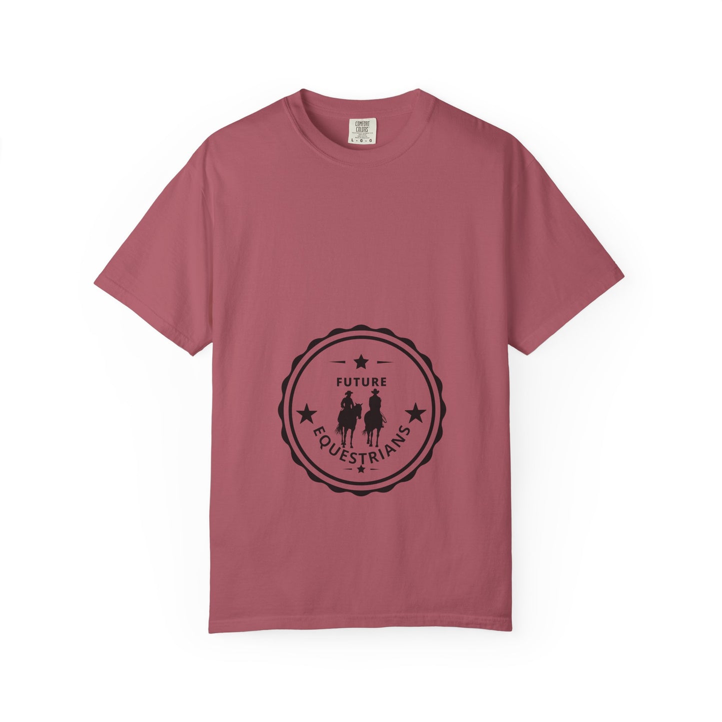 Comfort Colors "Future Equestrian" T-Shirt — Western Twins Maternity Horse Riding Gift