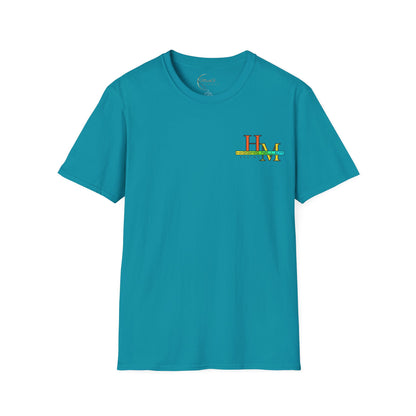 High Res Higgins Miller Soft Style T with flag, Race Day Unisex T-Shirt, Car Racing Shirt, Motorsports Apparel, Gift for Racing Fans, Casual Streetwear.