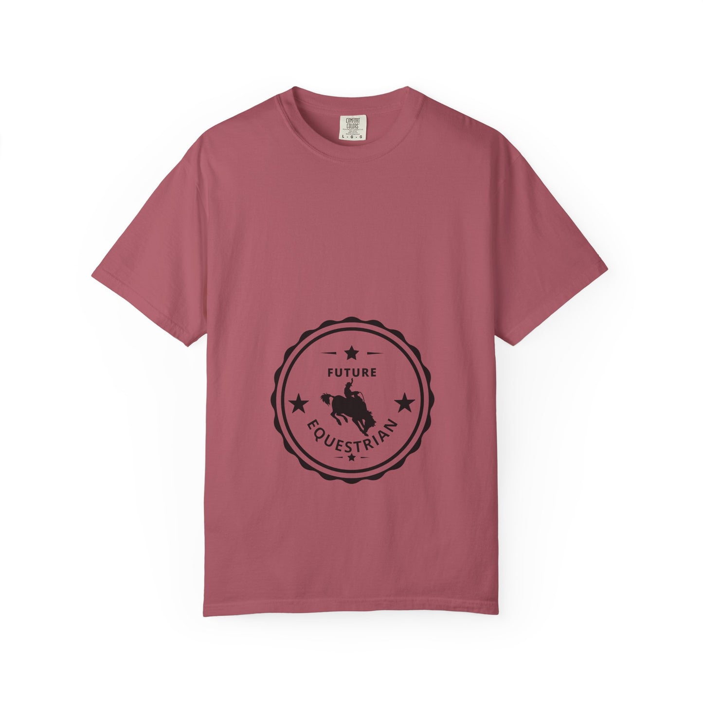 Comfort Colors "Future Equestrian" T-Shirt — Maternity Bucking Bronco Gift