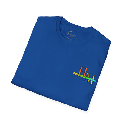 High Res Higgins Miller Soft Style T with flag, Race Day Unisex T-Shirt, Car Racing Shirt, Motorsports Apparel, Gift for Racing Fans, Casual Streetwear.