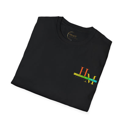 High Res Higgins Miller Soft Style T with flag, Race Day Unisex T-Shirt, Car Racing Shirt, Motorsports Apparel, Gift for Racing Fans, Casual Streetwear.