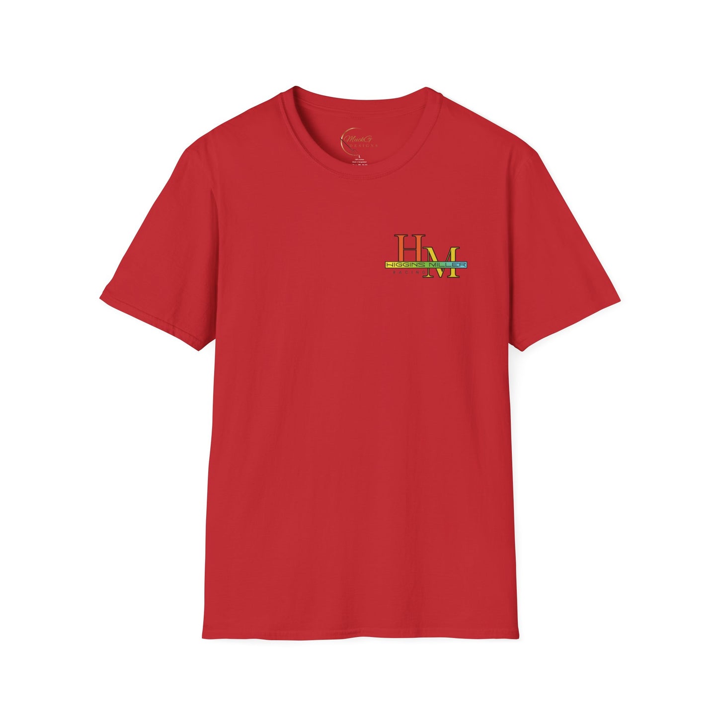 High Res Higgins Miller Custom Racing T-Shirt (Gildan 64000)