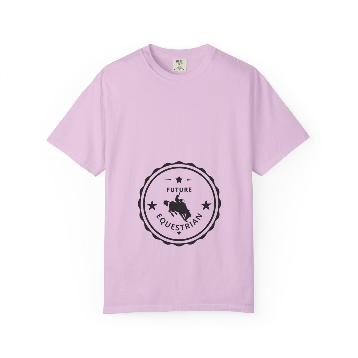Comfort Colors "Future Equestrian" T-Shirt — Maternity Bucking Bronco Gift