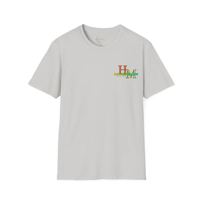 High Res Higgins Miller Soft Style T with flag, Race Day Unisex T-Shirt, Car Racing Shirt, Motorsports Apparel, Gift for Racing Fans, Casual Streetwear.