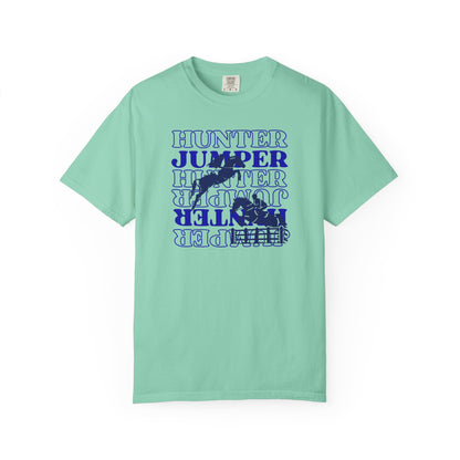 Comfort Colors Hunter Jumper Equestrian T-Shirt — Horse Jumping Graphic Tee