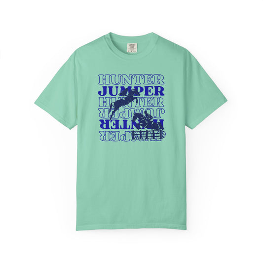 Comfort Colors Hunter Jumper Equestrian T-Shirt — Horse Jumping Graphic Tee
