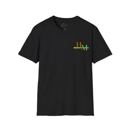 High Res Higgins Miller Soft Style T with flag, Race Day Unisex T-Shirt, Car Racing Shirt, Motorsports Apparel, Gift for Racing Fans, Casual Streetwear.