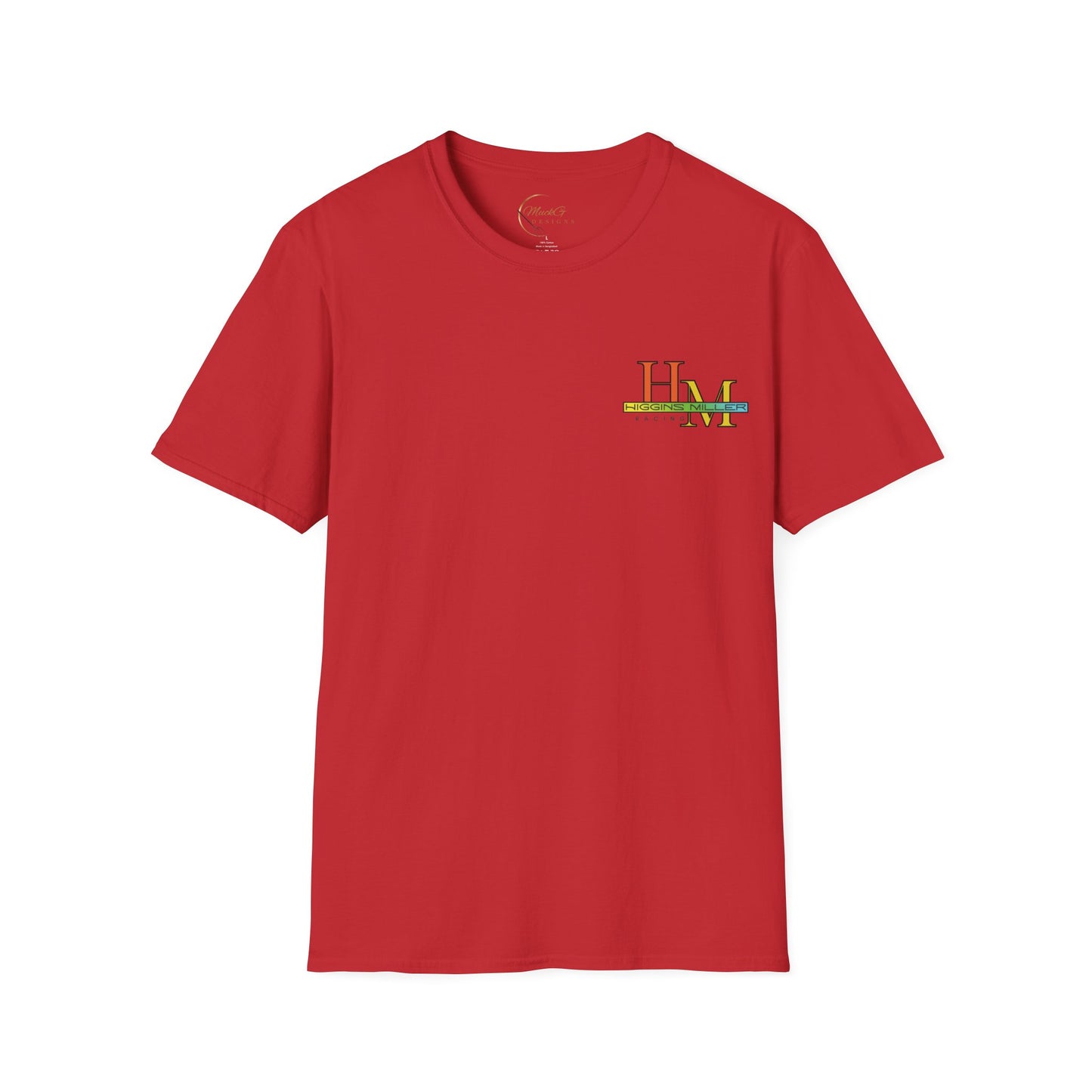 High Res Higgins Miller Custom Racing T-Shirt for Enthusiasts, Perfect Gift for Car Lovers, Unisex Racer Tee, Motorsports Apparel, Casual Wear