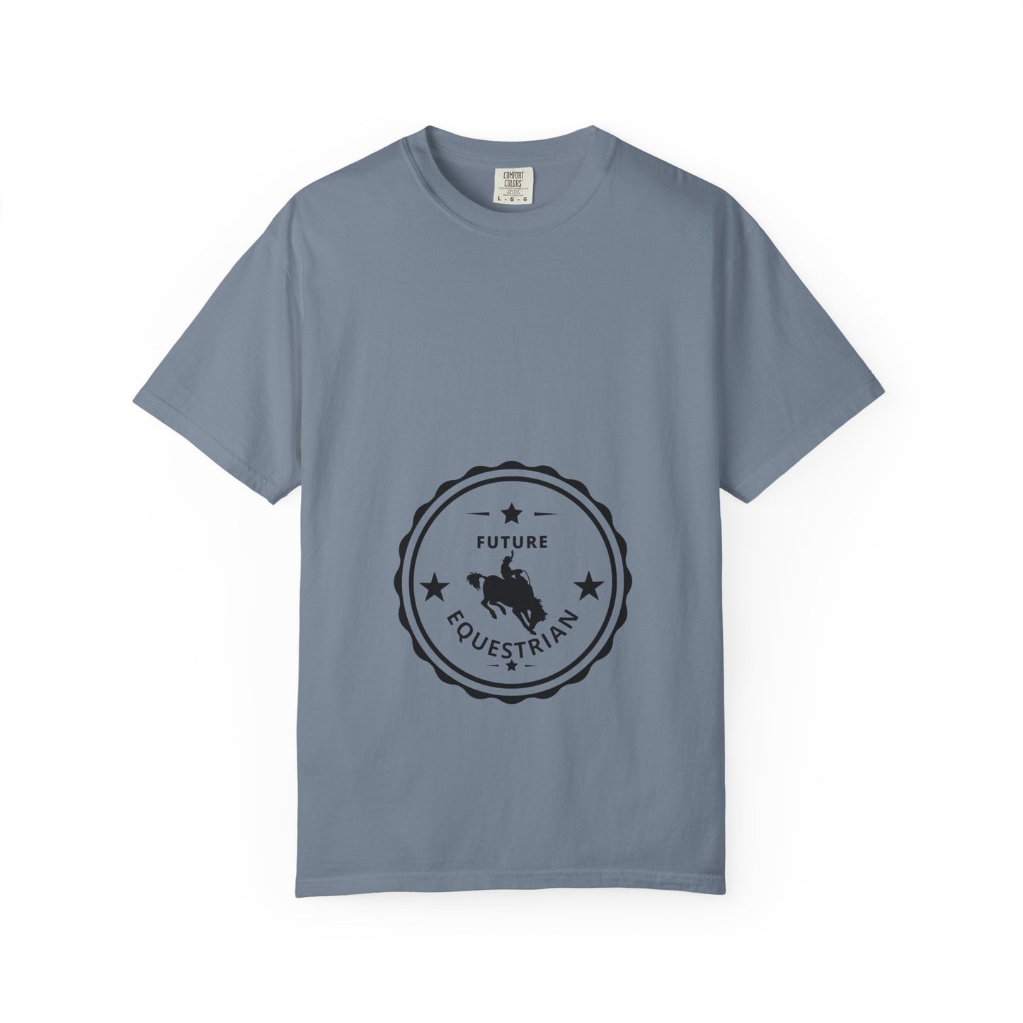 Comfort Colors "Future Equestrian" T-Shirt — Maternity Bucking Bronco Gift