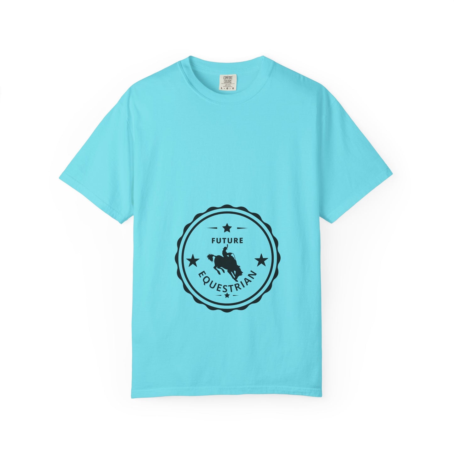 Comfort Colors "Future Equestrian" T-Shirt — Maternity Bucking Bronco Gift