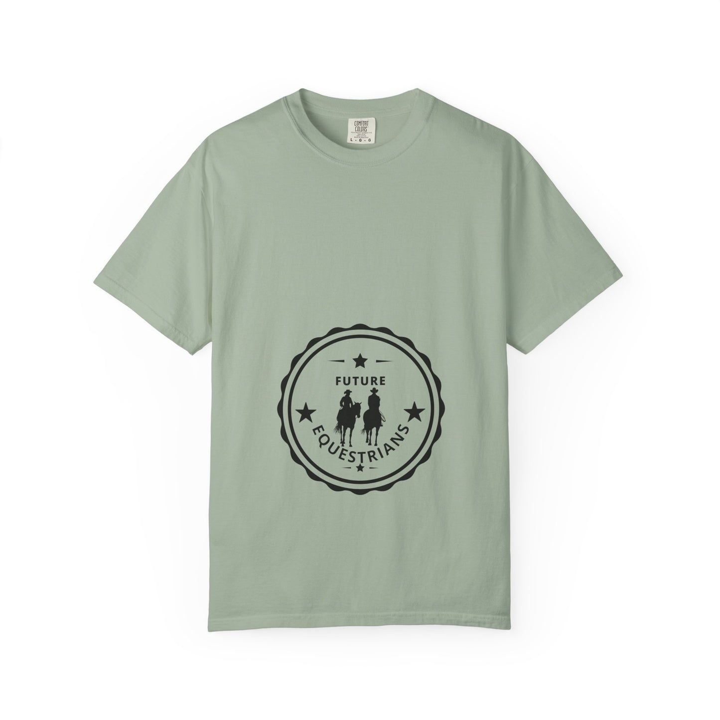 Comfort Colors "Future Equestrian" T-Shirt — Western Twins Maternity Horse Riding Gift