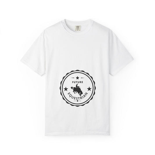 Comfort Colors "Future Equestrian" T-Shirt — Maternity Bucking Bronco Gift