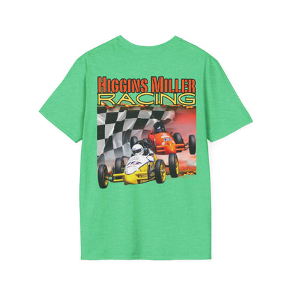 High Res Higgins Miller Custom Racing T-Shirt for Enthusiasts, Perfect Gift for Car Lovers, Unisex Racer Tee, Motorsports Apparel, Casual Wear