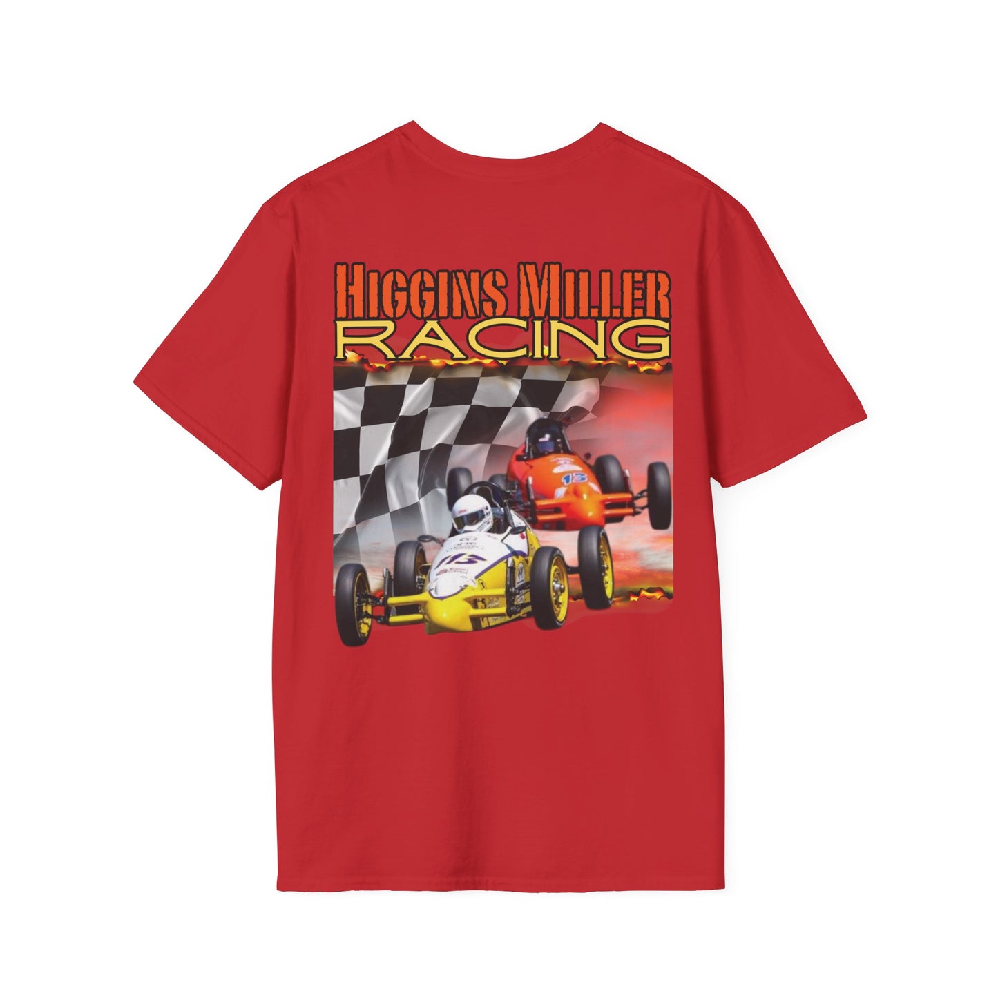 High Res Higgins Miller Custom Racing T-Shirt for Enthusiasts, Perfect Gift for Car Lovers, Unisex Racer Tee, Motorsports Apparel, Casual Wear