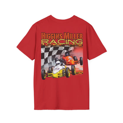 High Res Higgins Miller Custom Racing T-Shirt for Enthusiasts, Perfect Gift for Car Lovers, Unisex Racer Tee, Motorsports Apparel, Casual Wear