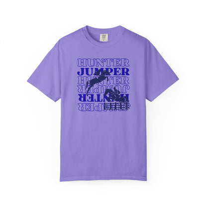 Comfort Colors Hunter Jumper Equestrian T-Shirt — Horse Jumping Graphic Tee