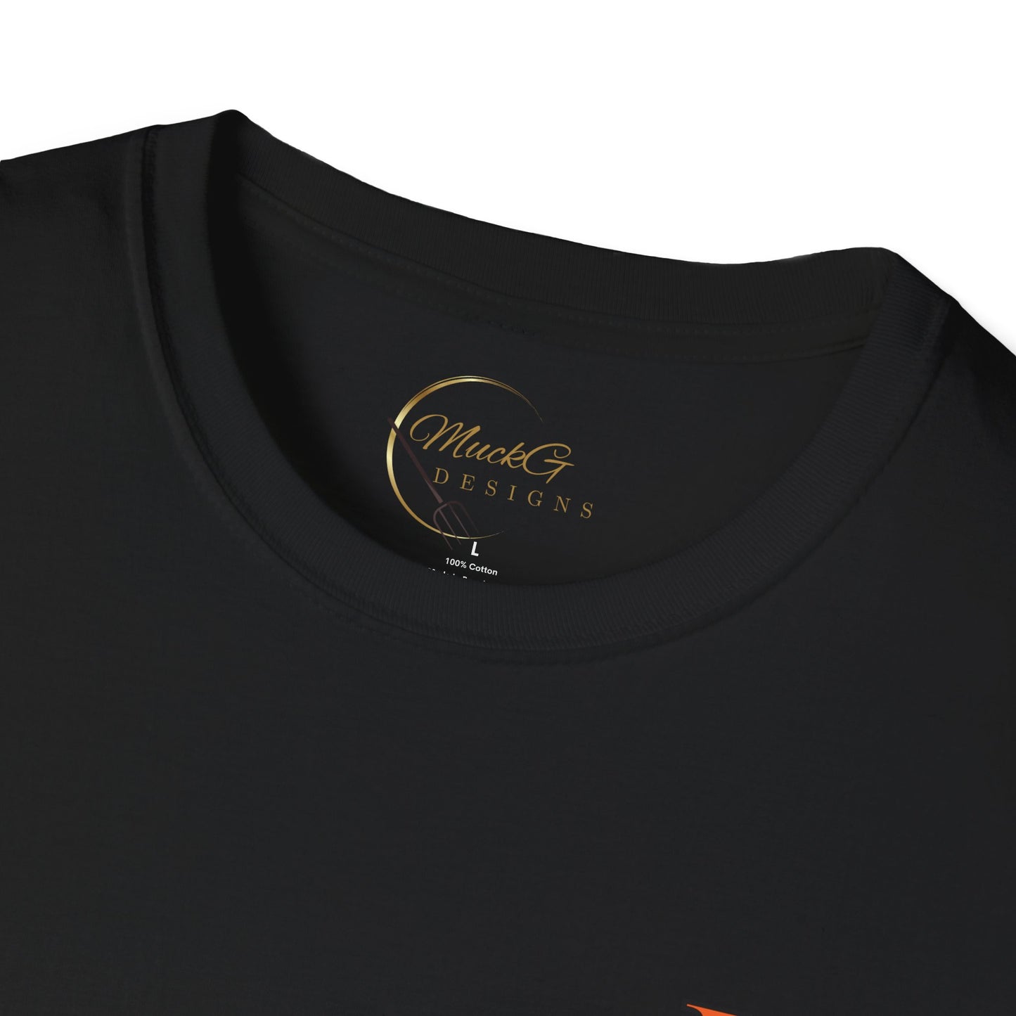 High Res Higgins Miller Soft Style T with flag, Race Day Unisex T-Shirt, Car Racing Shirt, Motorsports Apparel, Gift for Racing Fans, Casual Streetwear.