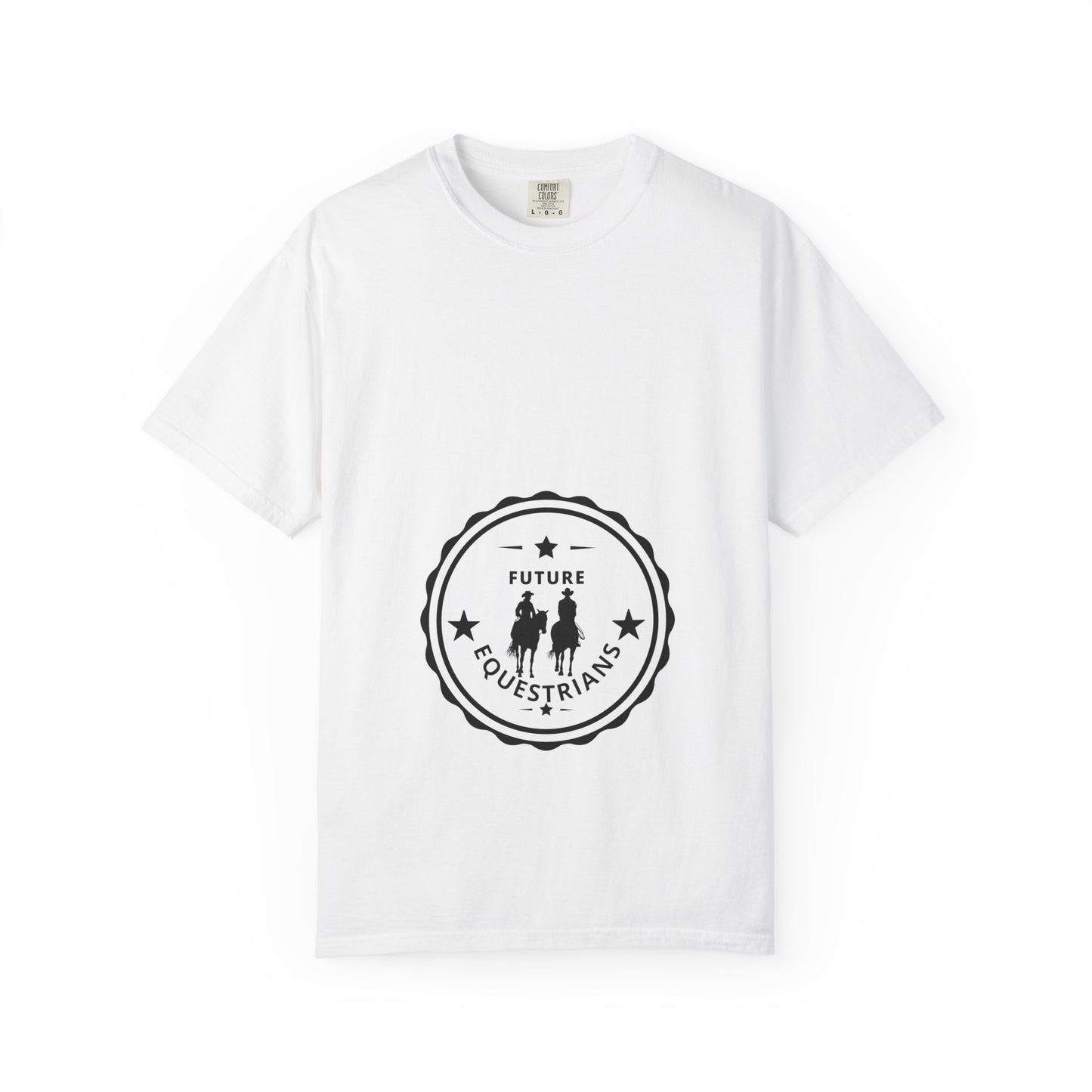 Comfort Colors "Future Equestrian" T-Shirt — Western Twins Maternity Horse Riding Gift
