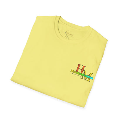 High Res Higgins Miller Soft Style T with flag, Race Day Unisex T-Shirt, Car Racing Shirt, Motorsports Apparel, Gift for Racing Fans, Casual Streetwear.
