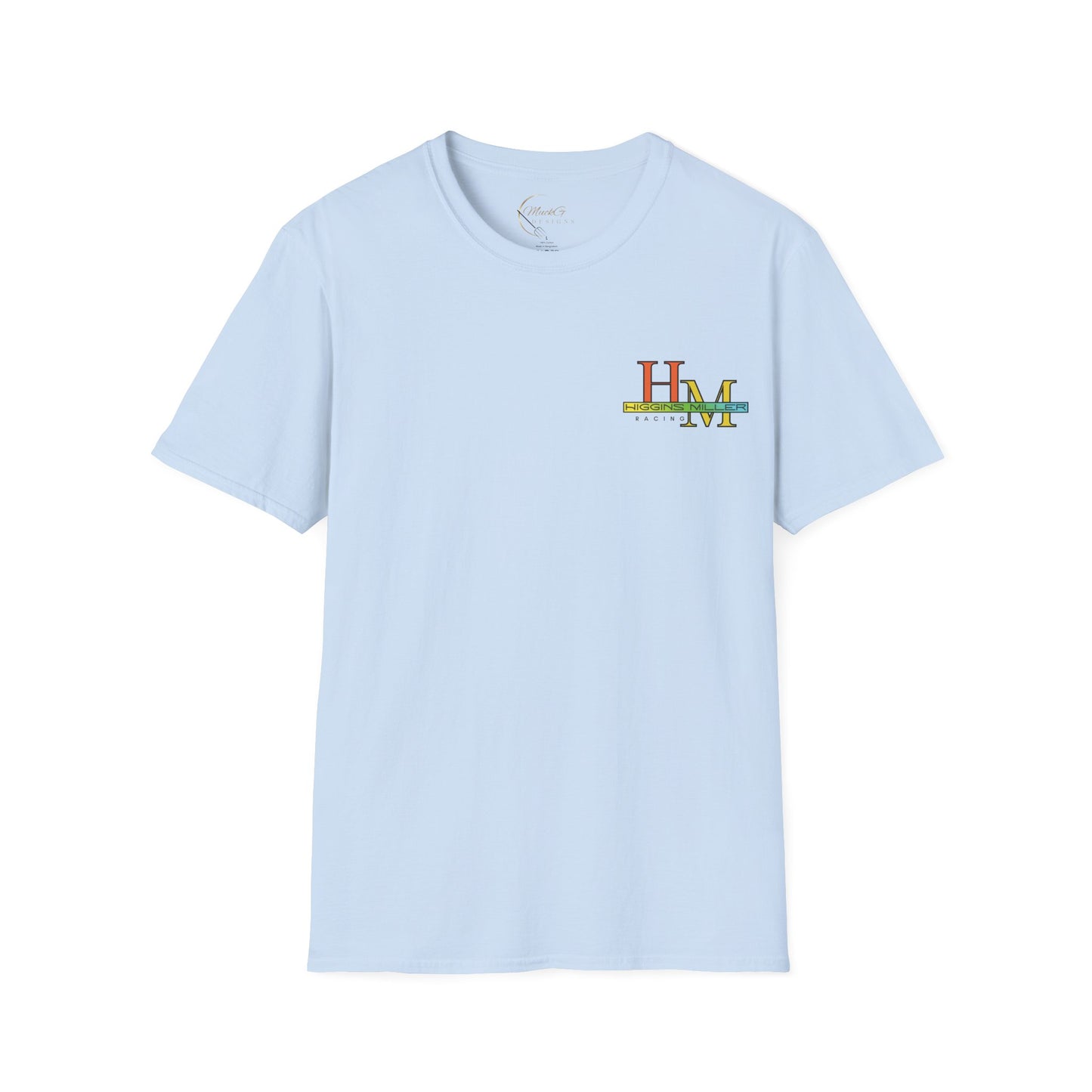 High Res Higgins Miller Custom Racing T-Shirt for Enthusiasts, Perfect Gift for Car Lovers, Unisex Racer Tee, Motorsports Apparel, Casual Wear