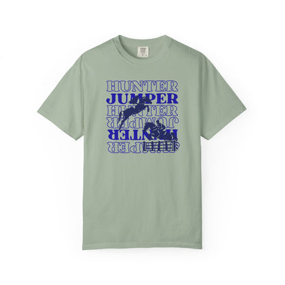 Comfort Colors Hunter Jumper Equestrian T-Shirt — Horse Jumping Graphic Tee