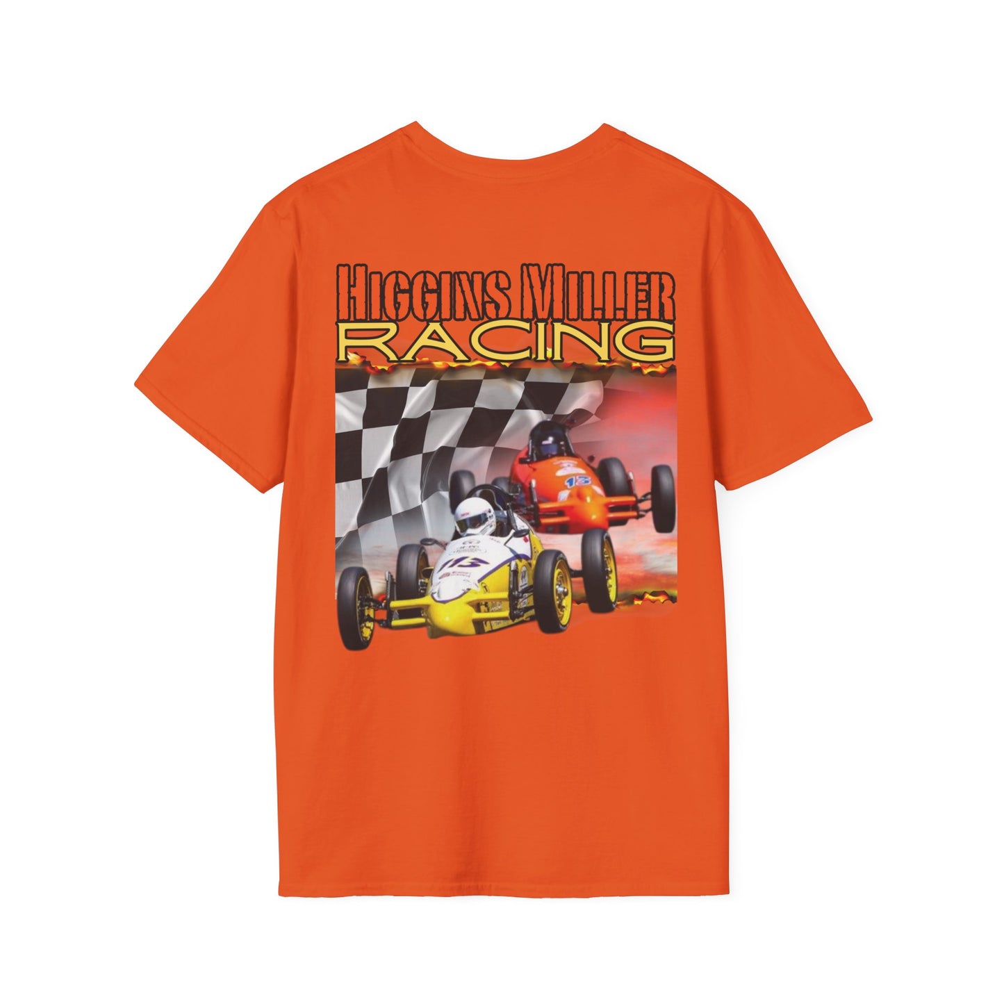High Res Higgins Miller Custom Racing T-Shirt for Enthusiasts, Perfect Gift for Car Lovers, Unisex Racer Tee, Motorsports Apparel, Casual Wear