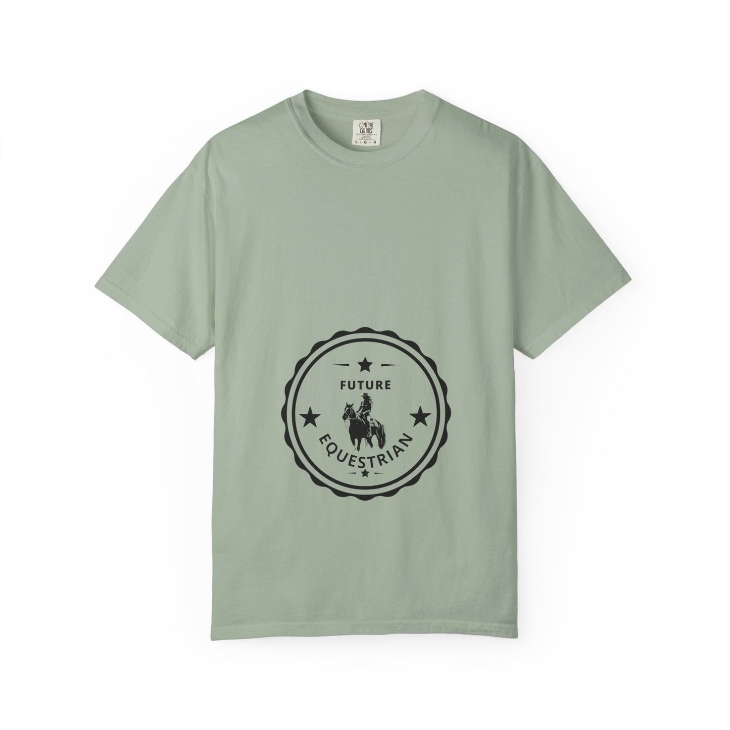 Comfort Colors "Future Equestrian" T-Shirt — Maternity Western Rider Shirt