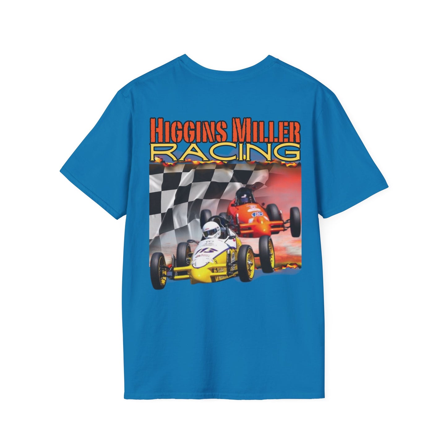 High Res Higgins Miller Custom Racing T-Shirt for Enthusiasts, Perfect Gift for Car Lovers, Unisex Racer Tee, Motorsports Apparel, Casual Wear