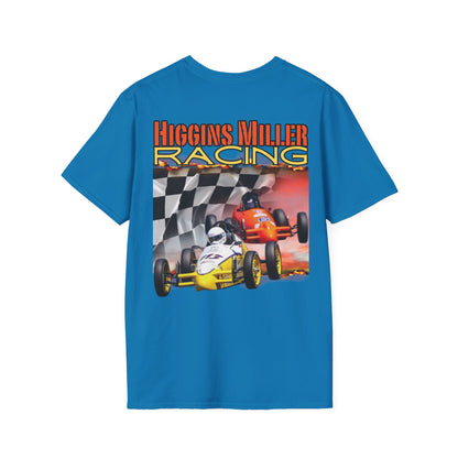 High Res Higgins Miller Custom Racing T-Shirt for Enthusiasts, Perfect Gift for Car Lovers, Unisex Racer Tee, Motorsports Apparel, Casual Wear
