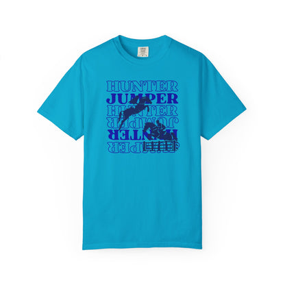 Comfort Colors Hunter Jumper Equestrian T-Shirt — Horse Jumping Graphic Tee